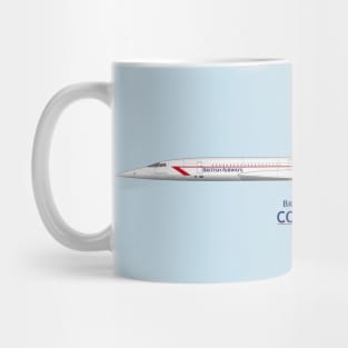 British Airways Concorde 1984 To 1997 Mug